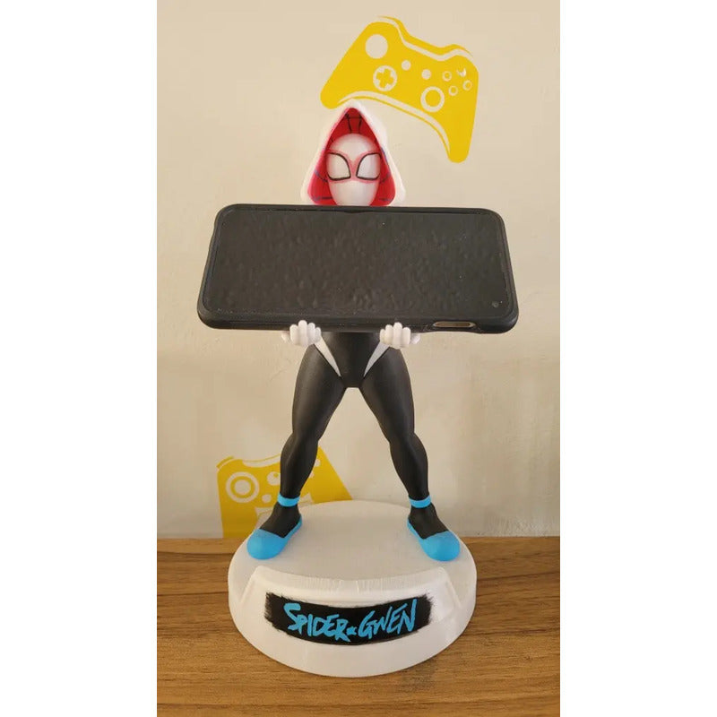 Soporte Control Play Xbox Switch O Cel Spider Gwen Spiderman