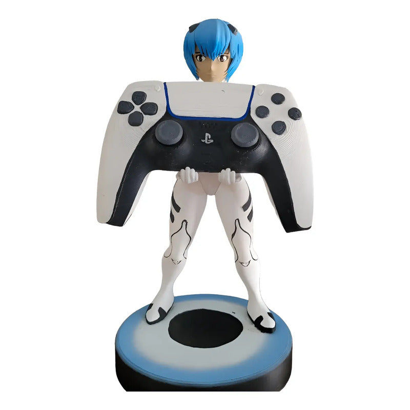 Soporte Control Play Xbox O Celular Rei Evangelion  Blanco