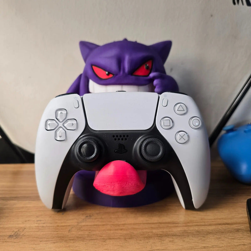 Soporte Control Play Xbox O Celular Gengar Pokemon Lila