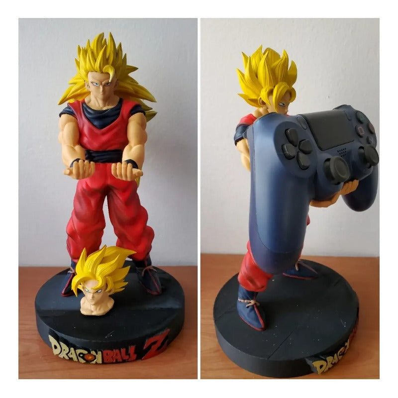 Soporte Control Play Xbox Goku Dos Cabezas Dragon Ball