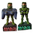 Soporte Control Xbox Play Halo Máster Chief Con Luces Led