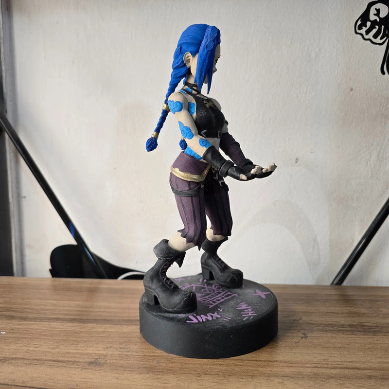 Soporte Para Control Play Xbox O Cel Jinx League Of Legends Coral Claro