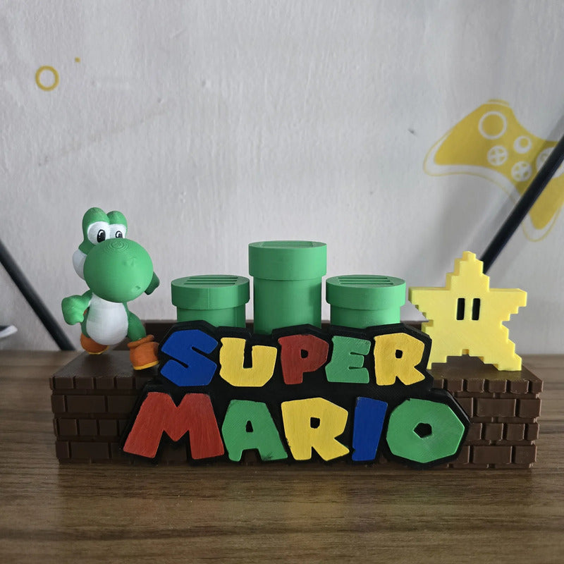 Soporte Consola Nintendo Switch 2 Super Mario Bros Caqui