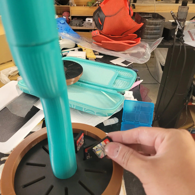Soporte Para Nintendo Switch Planta Piraña  Verde