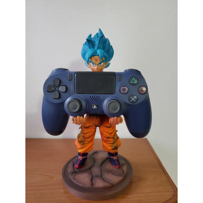 Soporte Control Play Xbox O Celular Goku Super Saiyajin Azul