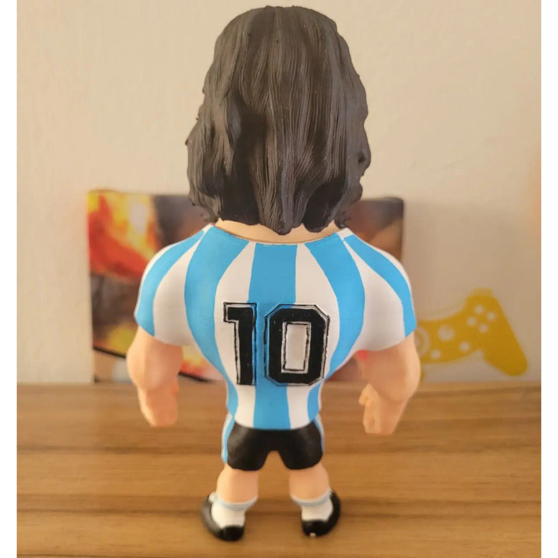 Figura De Futbolista Fuertecito Mario Kempes