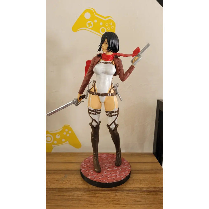 Figura De Acción Mikasa Base Ladrillo Attack Of Titans