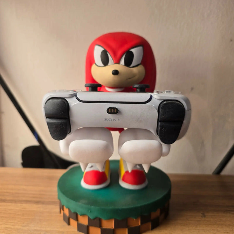 Soporte Para Control De Play Xbox O Celular Knuckles Sonic Rojo