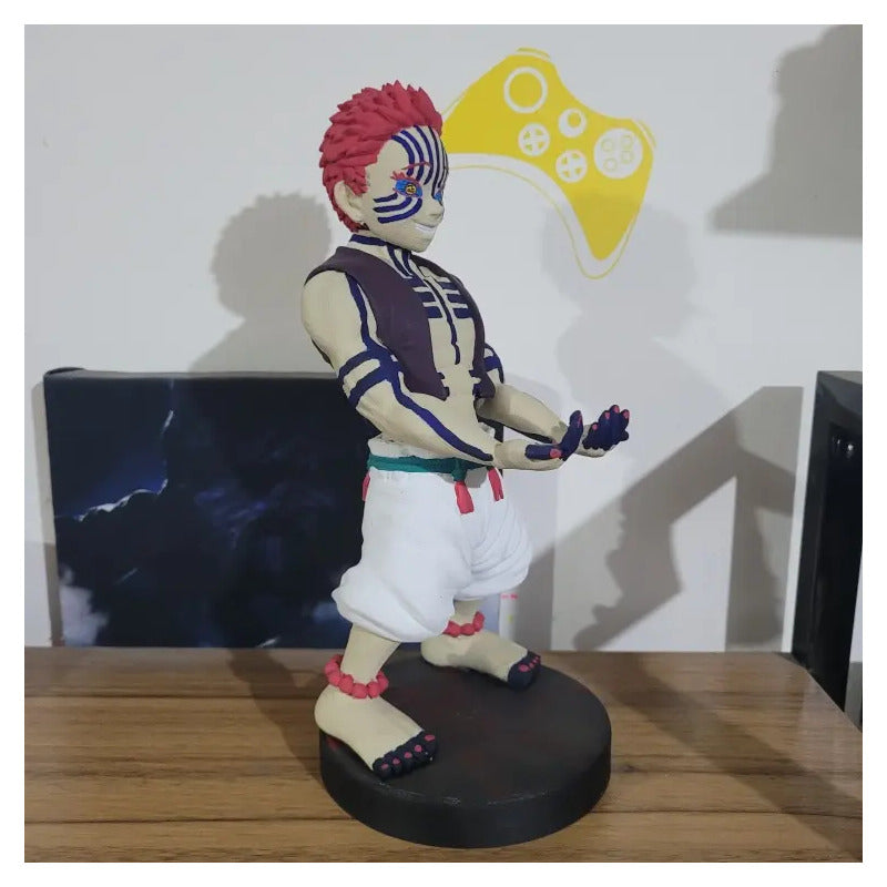 Soporte Control Play Xbox O Celular Akaza Kimetsu No Yaiba  Blanco