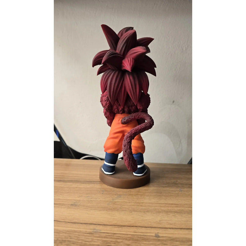 Soporte Para Control Play Xbox Cel Goku Super Saiyajin 4 Dai Rojo