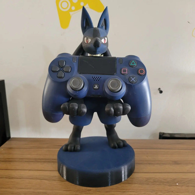 Soporte Para Control Xbox Play O Celular De Lucario Azul