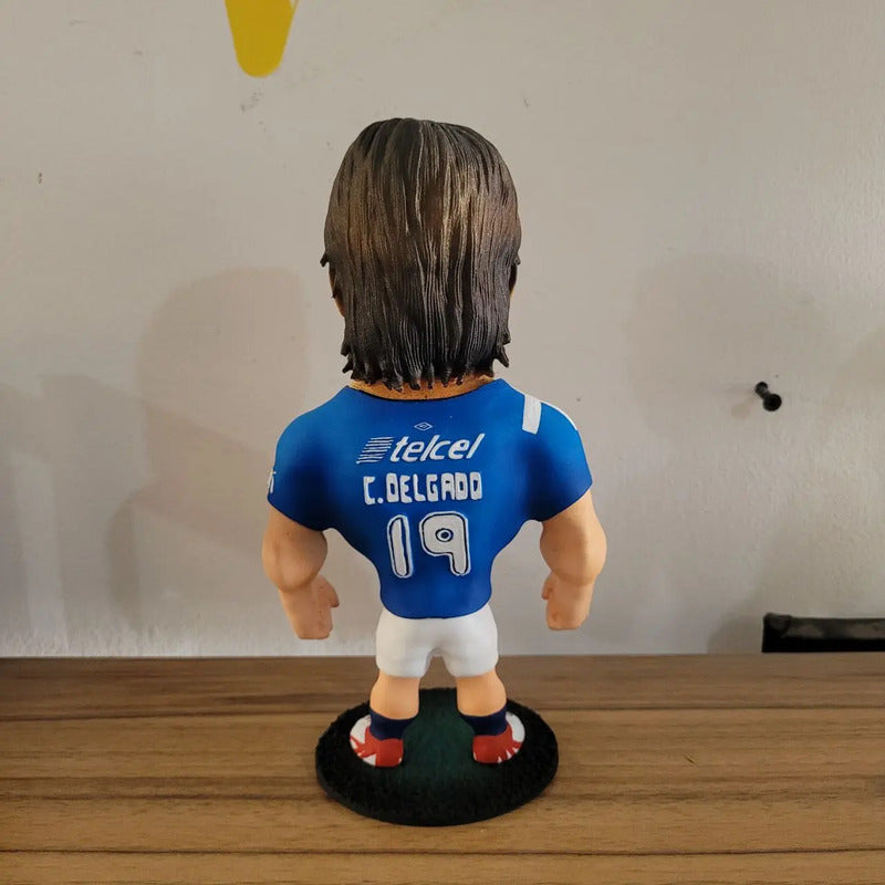 Figura De Futbolista Fuertecito Cesar El Chelito Delgado