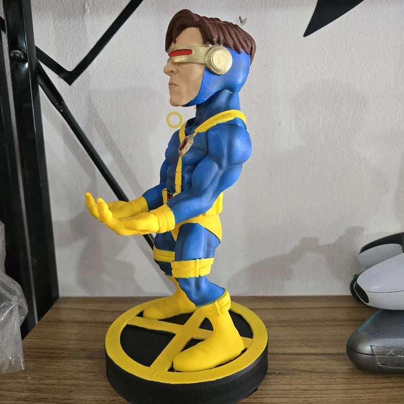 Soporte Para Control Play Xbox O Cel Cyclops X Men Azul