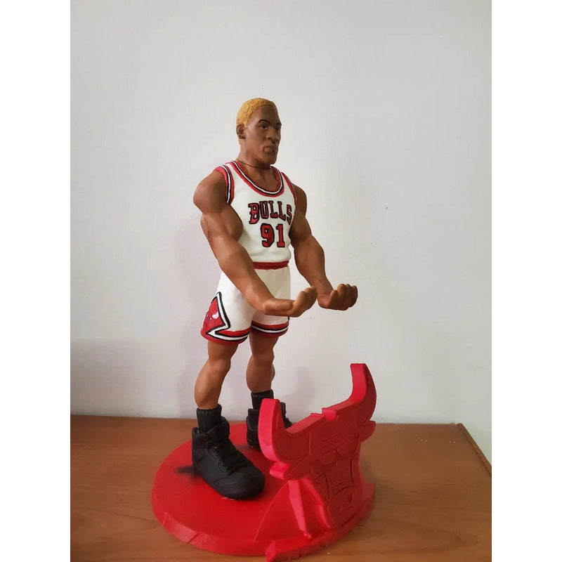 Soporte Control Play Xbox O Celular Dennis Rodman Bulls Blanco