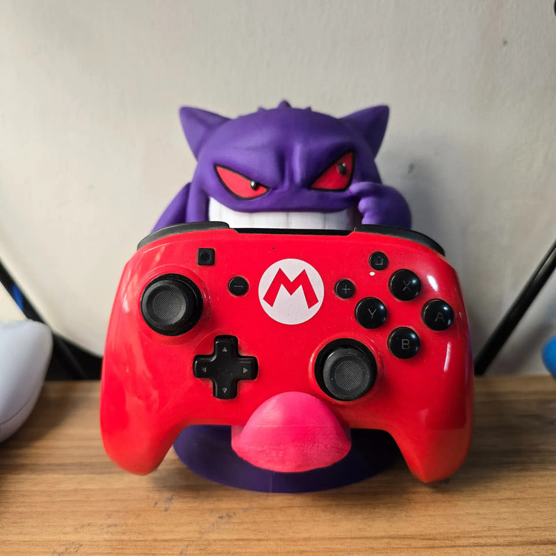 Soporte Control Play Xbox O Celular Gengar Pokemon Lila