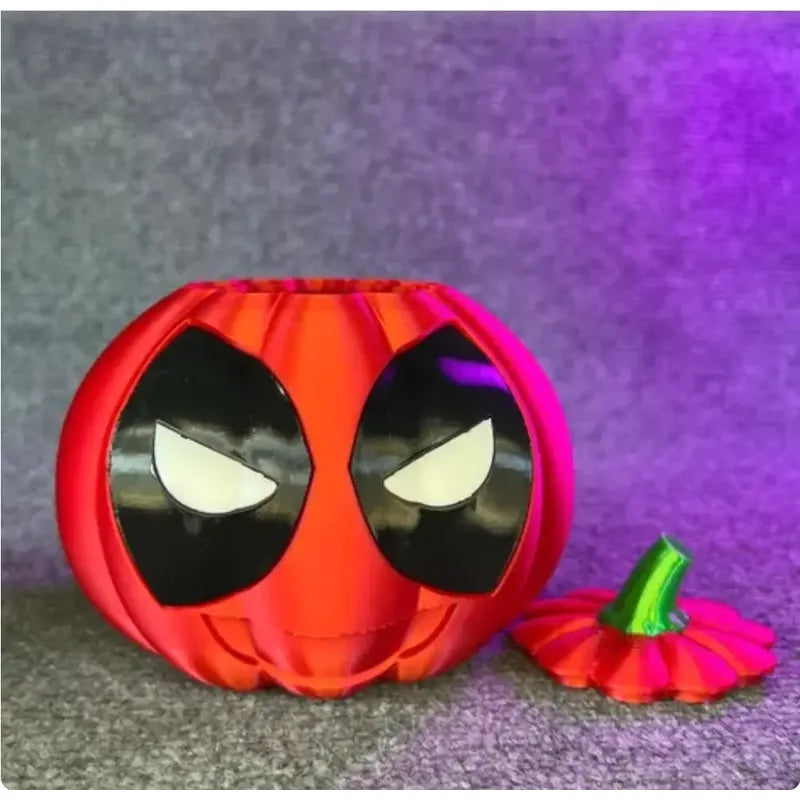 Lampara Hallowen De Calabaza Deadpool Amarillo