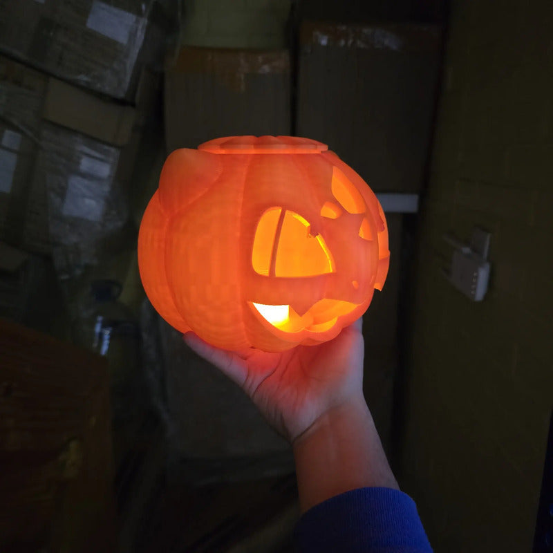 Lampara Hallowen De Calabaza Bulbasaur Amarillo