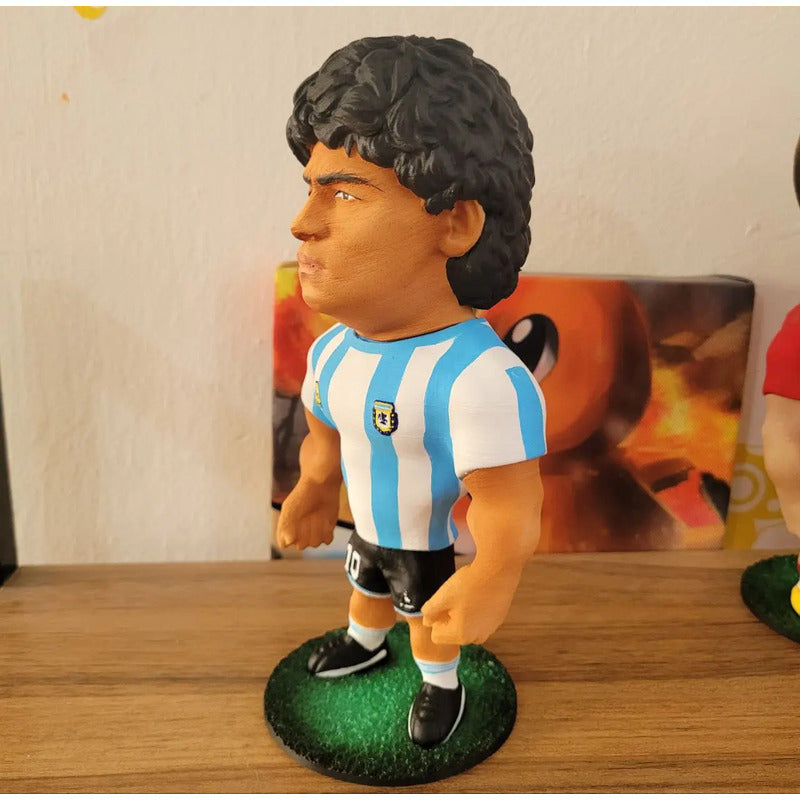 Figura De Futbolista Fuertecito Diego Armando Maradona
