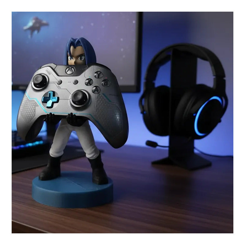 Soporte Control Play Xbox O Cel Equipo Rocket Jesse O James Azul