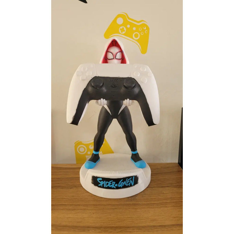 Soporte Control Play Xbox Switch O Cel Spider Gwen Spiderman