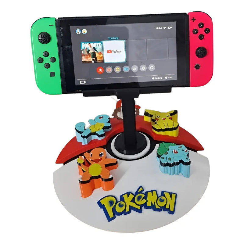 Soporte Para Nintendo Switch Pokemon Rojo