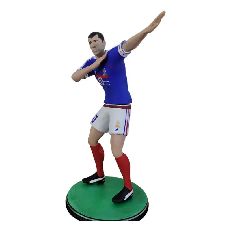 Figura De Futbolista Zidane Con Francia