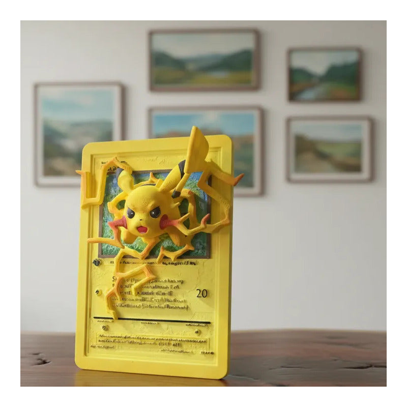 Cuadro De Pikachu Pokemon Amarillo