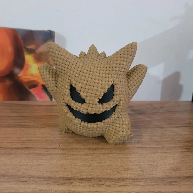 Figura Tipo Amigurumi Gengar Con Oogie Boogie