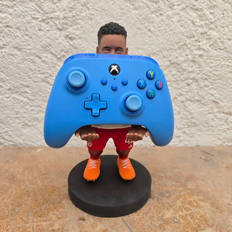 Soporte Control Play Xbox O Celular Jamal Musiala Futbolista Rojo