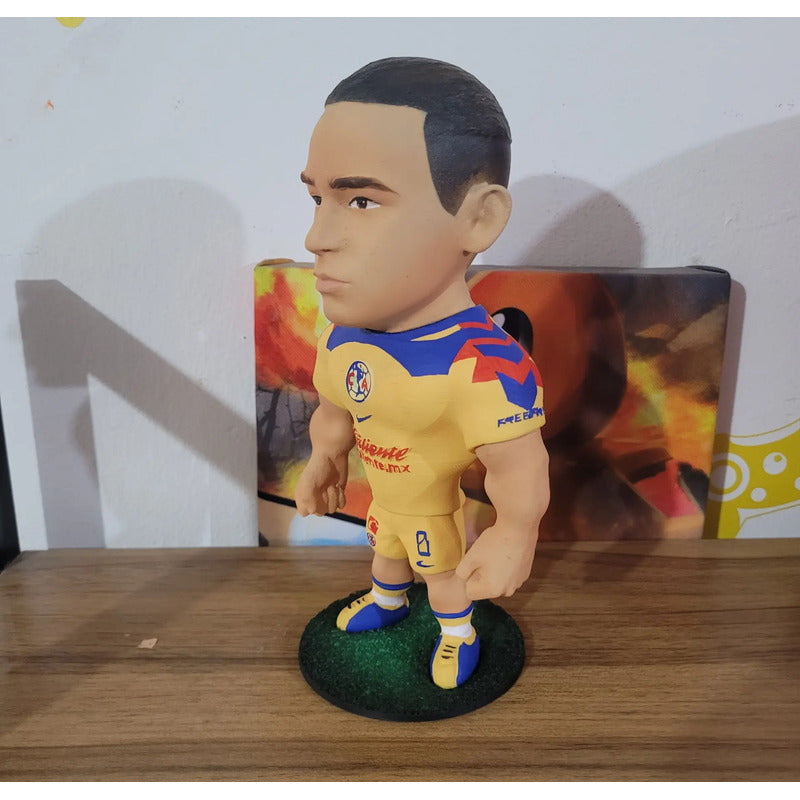 Figura De Futbolista Fuertecito Alvaro Fidalgo Con America