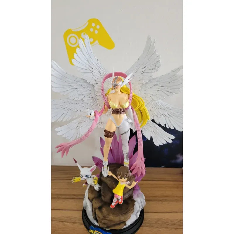 Figura De Acción Angewomon Gatomon Y Kary Digimon