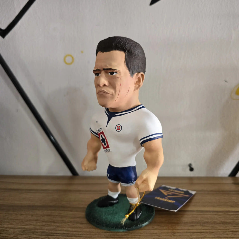 Figura De Futbolista Fuertecito Carlos Hermosillo Cruz Azul