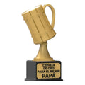 Trofeo Cerveza De Oro Para El Mejor Papa Día Del Padre Amarillo