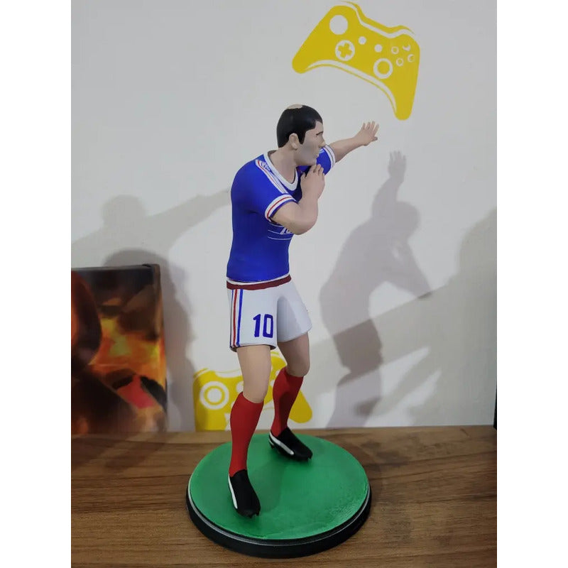 Figura De Futbolista Zidane Con Francia