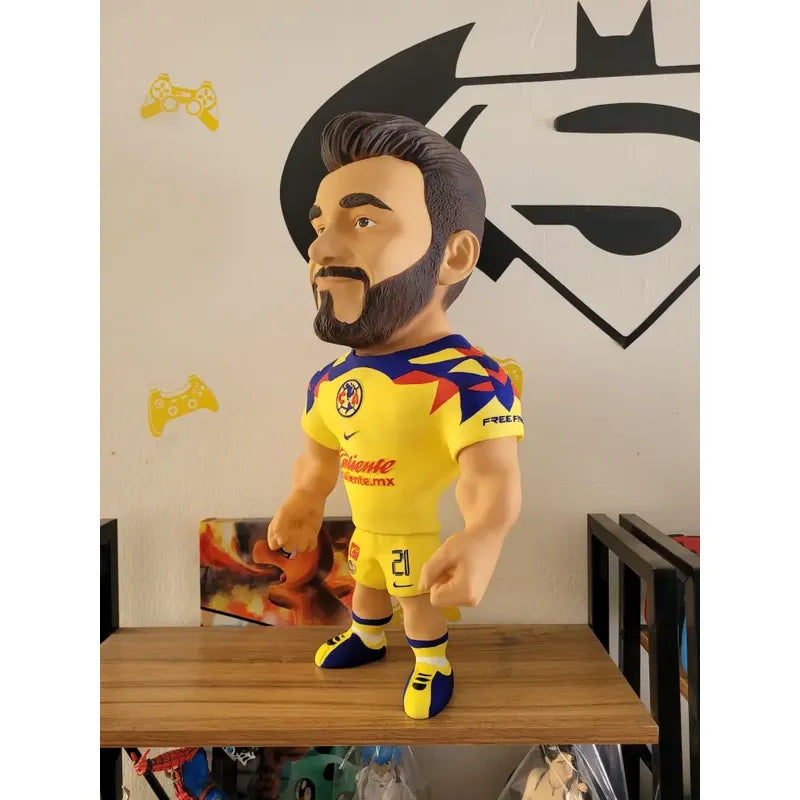 Figura Futbolistas Fuertecito Henry Martin Con America 55 Cm