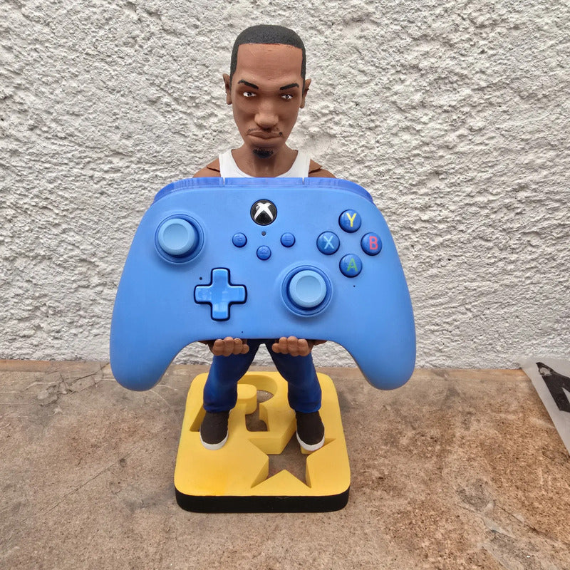 Soporte Control Play Xbox O Cel Carl Gta San Andreas Negro
