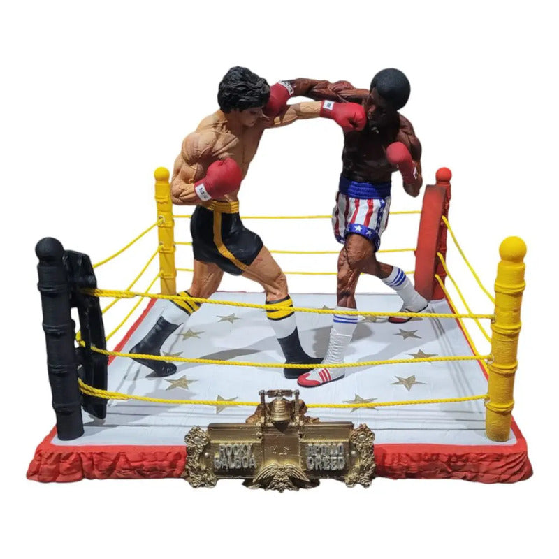 Figura Rocky Balboa Y Apollo Creed Pelea
