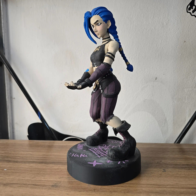 Soporte Para Control Play Xbox O Cel Jinx League Of Legends Coral Claro