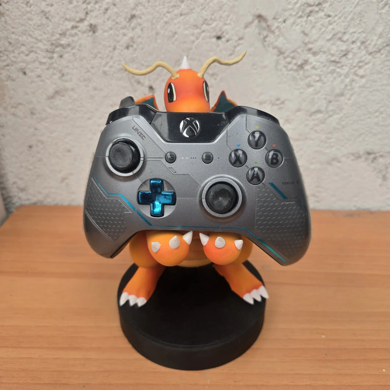 Soporte Control Play Xbox O Celular Dragonite Naranja Claro