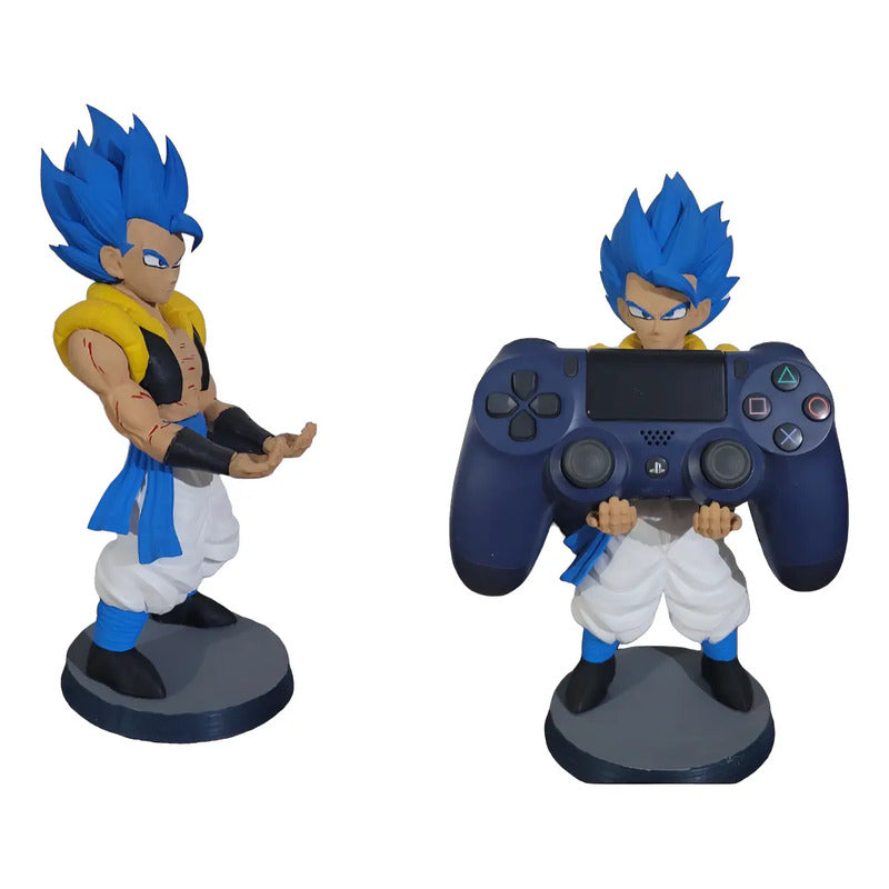 Soporte Control Play Xbox O Celular Gogeta Dragon Ball Super Azul
