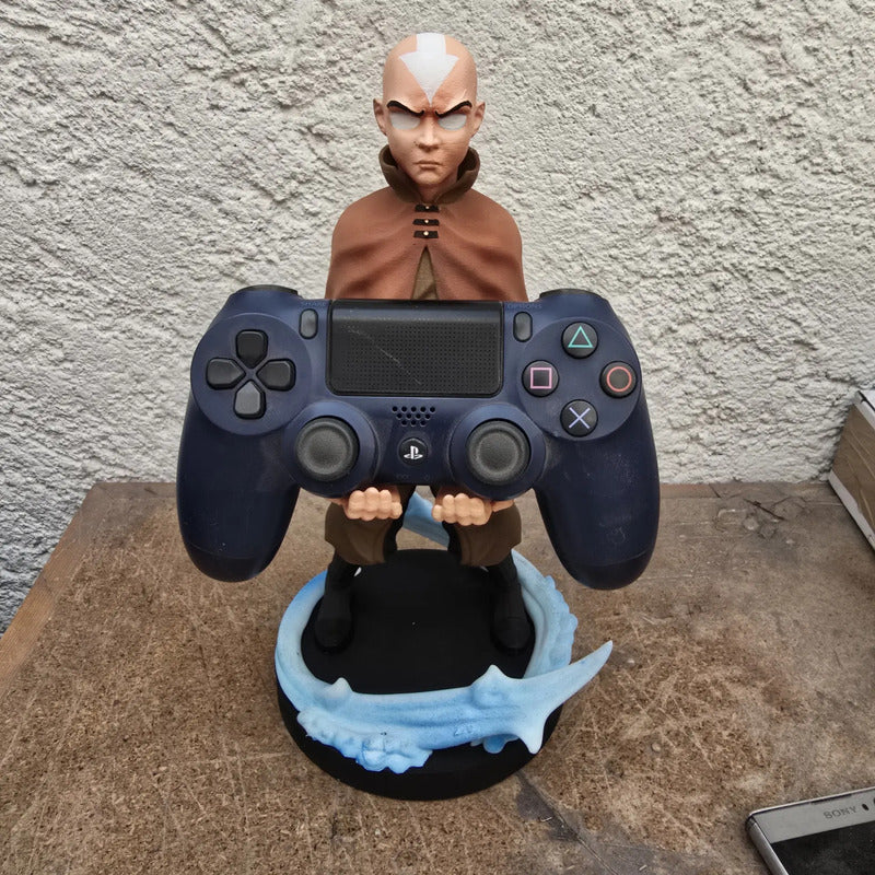 Soporte Control Play Xbox O Cel Avatar La Leyenda De Aang Amarillo