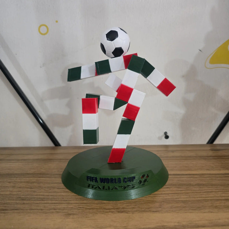 Figura Mascota Del Mundial Italia 1990 Ciao